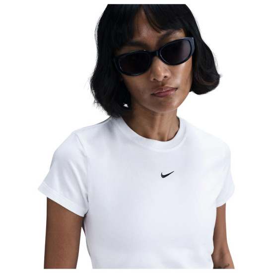 Nike Γυναικεία κοντομάνικη μπλούζα Sportswear Chill Knit Cropped Tee